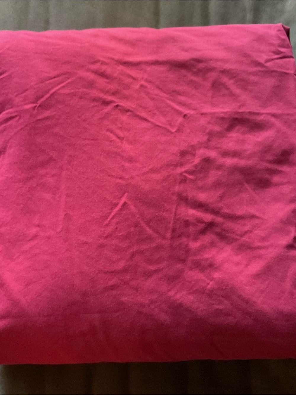 Ralph Lauren Vintage Burgundy KING Fitted Sheet- Made in USA